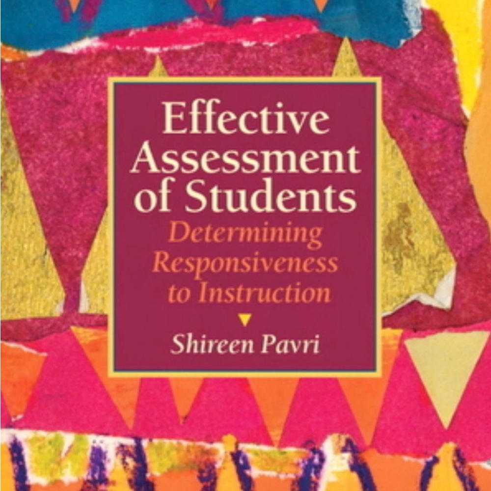 Effective Assessment of Students Book